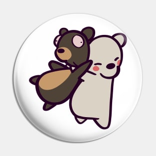 Polar Bear Hug Pin