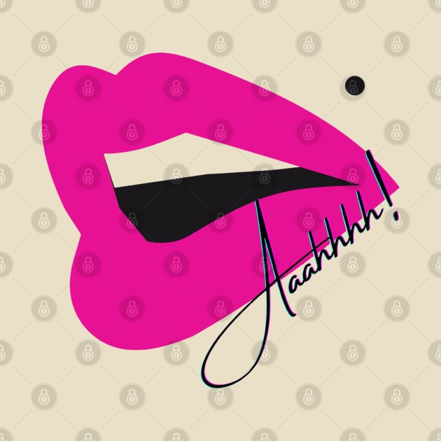 Purple Lips... Aaahhhh! by boldstuffshop