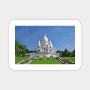 Sacre Coeur Painting Magnet