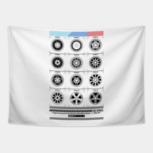 EDM - M Power Wheels - CarCorner Tapestry