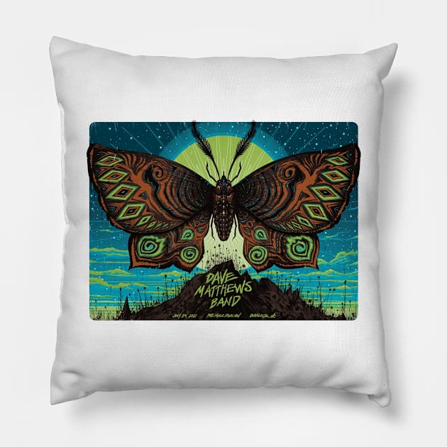 DMB PNC MUSIC PAVILION 2021 Pillow by gundalaheros