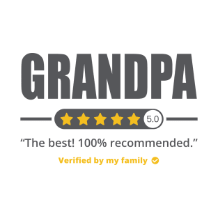 Five Stars Grandpa v2 T-Shirt