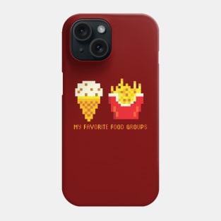 My Favorite Food Groups Phone Case