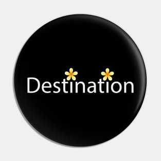 Creative Destination Text design Pin