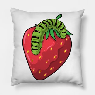 Caterpillar Strawberry Pillow