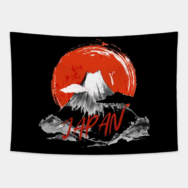 Japan Mountain Tapestry by Isekai  Delivery