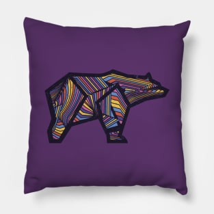 Rainbow Bear Pillow