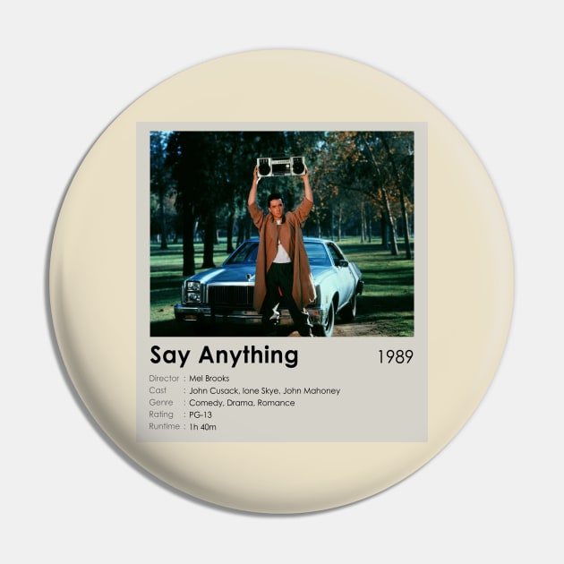 Say Anything Movie Best Scene Pin by OlkiaArt