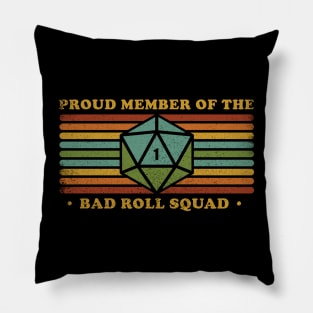 RPG Vintage - Proud Member Bad Roll Pillow