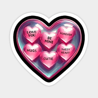 Valentine's Day Hearts Magnet