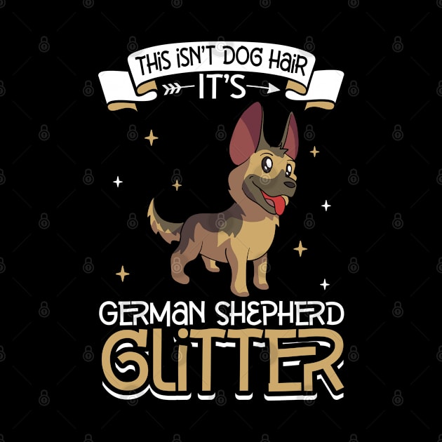 German Shepherd glitter by Modern Medieval Design