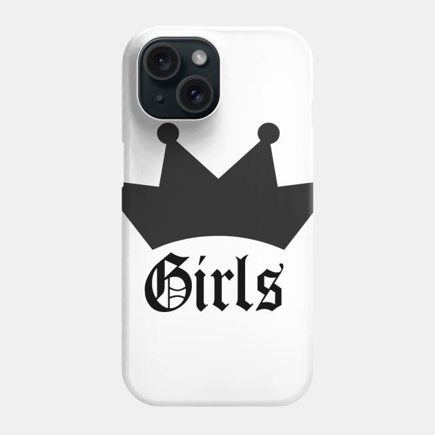 Girls with Crown Phone Case by FieryAries