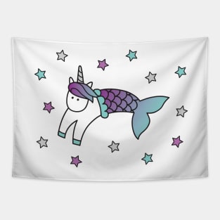 Magical Mermicorn Tapestry