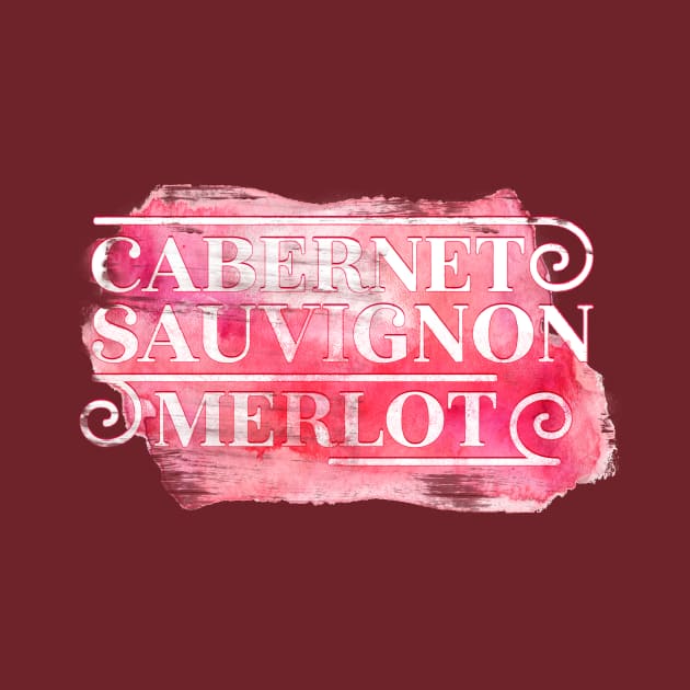 Bordeaux Wine Cabernet Sauvignon and Merlot by kippygo