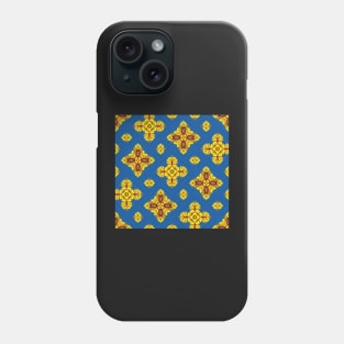 Sunflower Yellow Blue Aesthetic Oil Painting Pattern Phone Case