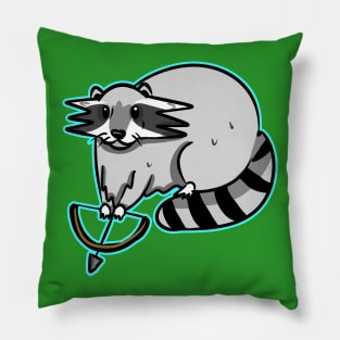 RACCOON ARCHER Pillow