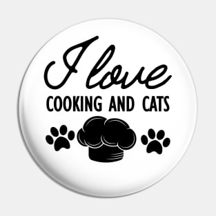 Cook - I love cooking and cats Pin