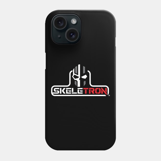 Skeletron White Red Grey Phone Case by SKELETRON