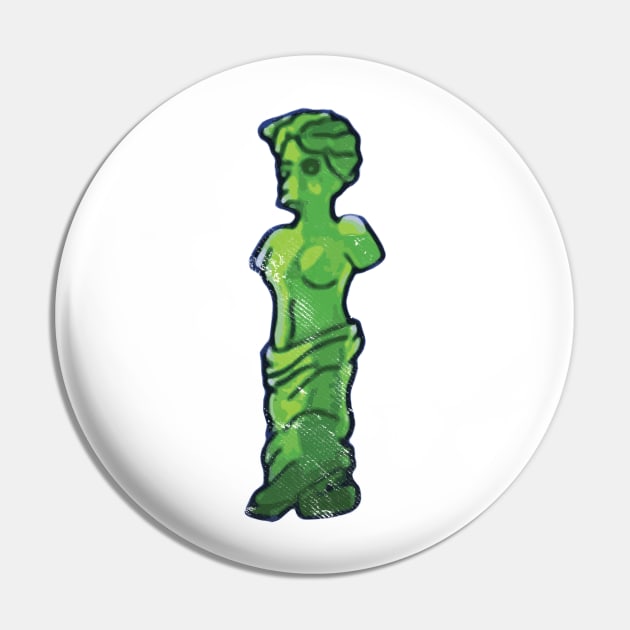 Gummi Venus de Milo Pin by tvshirts