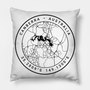 Canberra Map Pillow