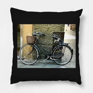 Bikes of Lucca 1 Pillow