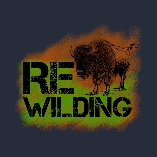 rewilding, renaturation and reforestation by SpassmitShirts