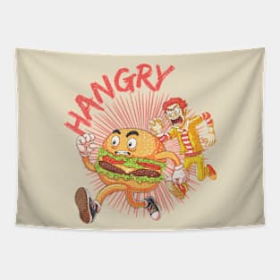 Hangry | Burger on the Run! Tapestry