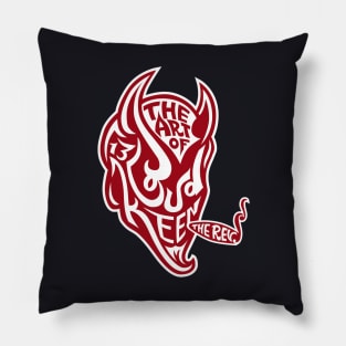 The Art Of Bud Keen Logo Pillow
