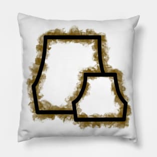 Hidden Stone Watercolor Pillow