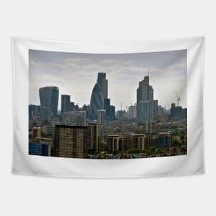 London Skyline Cityscape England Tapestry