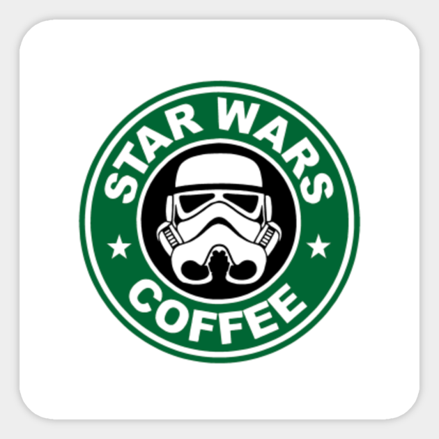 star wars coffee sticker
