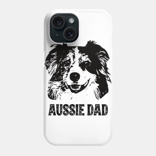 Aussie Dad Australian Shepherd Phone Case