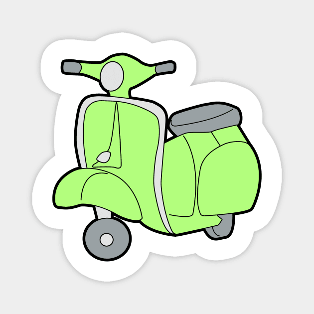 Vespa Piaggio Cute Magnet by Reujken