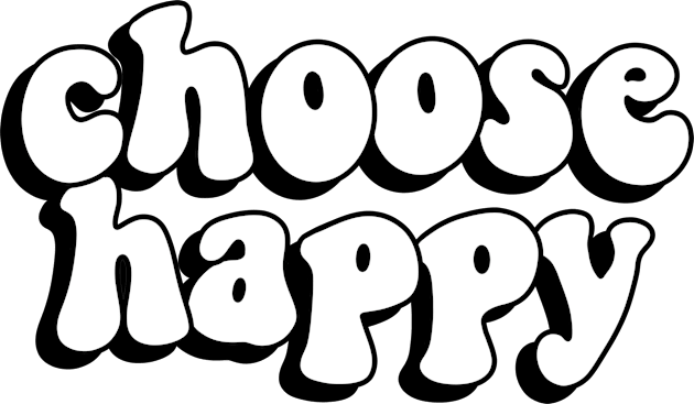 Choose happy Kids T-Shirt by THESOLOBOYY