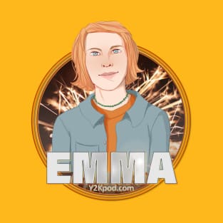 Y2K Audio Drama Podcast Character Design - Emma T-Shirt