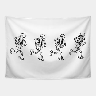 Skeleton dance Tapestry