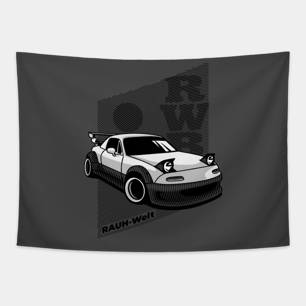 JDM Car Rauh welt  bergiff miata MX5 Tapestry by celengan