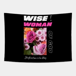 Wise Woman of God Tapestry