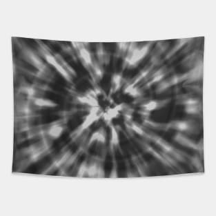 Black and White Tie Dye - Aesthetic Tapestry