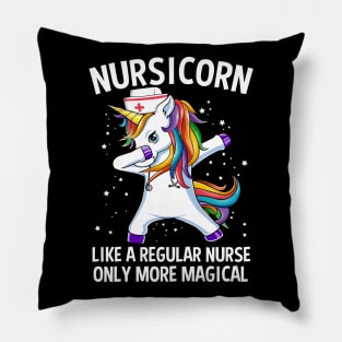 Nursicorn Dabbing Unicorn Funny Nurse Gift Pillow