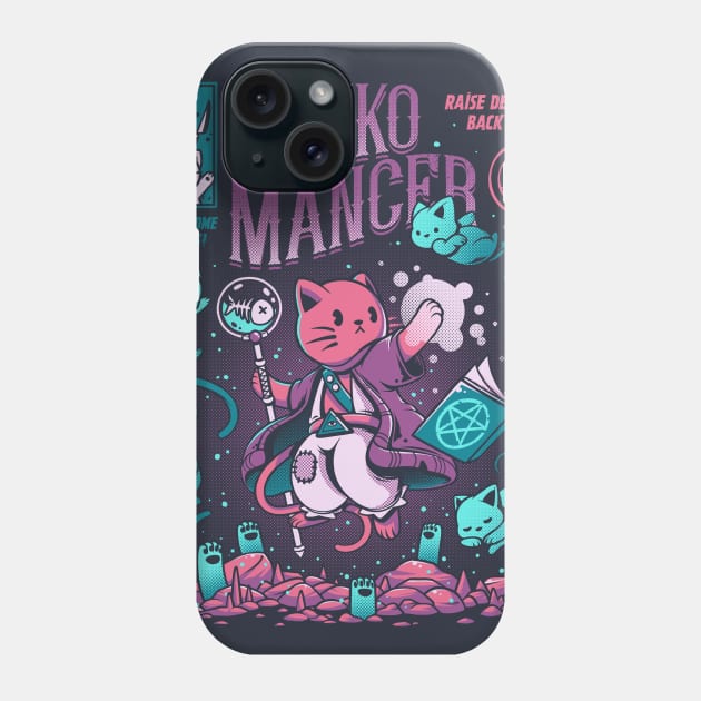 Nekomancer Phone Case by Ilustrata