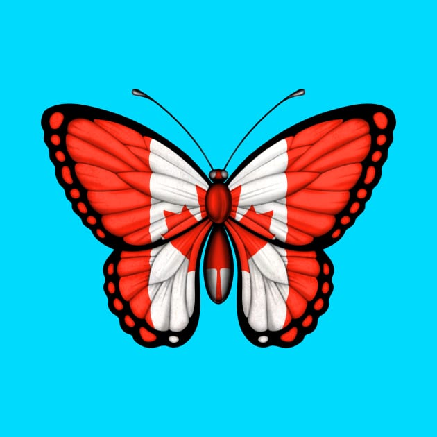 Canadian Flag Butterfly by jeffbartels