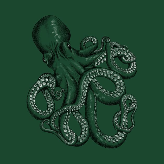 Realistic Octopus - Two Tone by SuspendedDreams