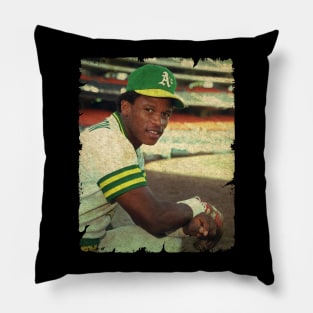 Rickey Henderson in Oakland Athletics Pillow