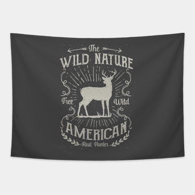 American wild nature Tapestry by OutfittersAve