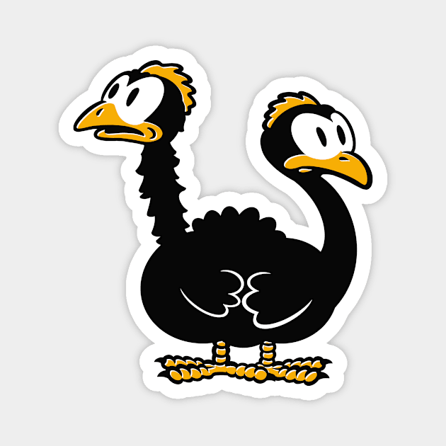 Double cluckers Magnet by GiMETZCO!