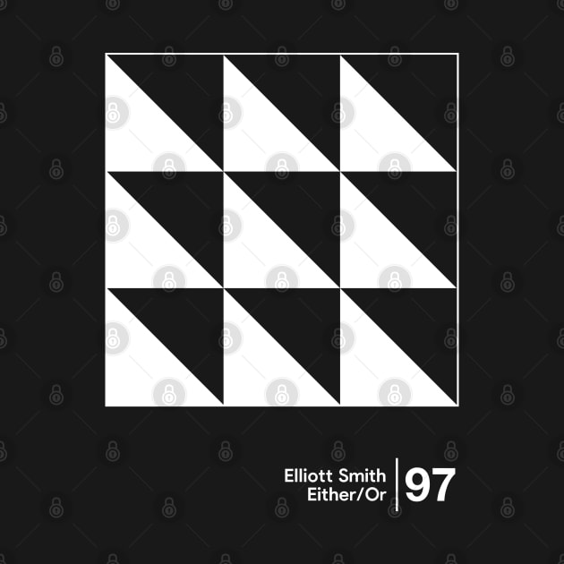 Either/Or - Minimal Style Graphic Artwork Design by saudade