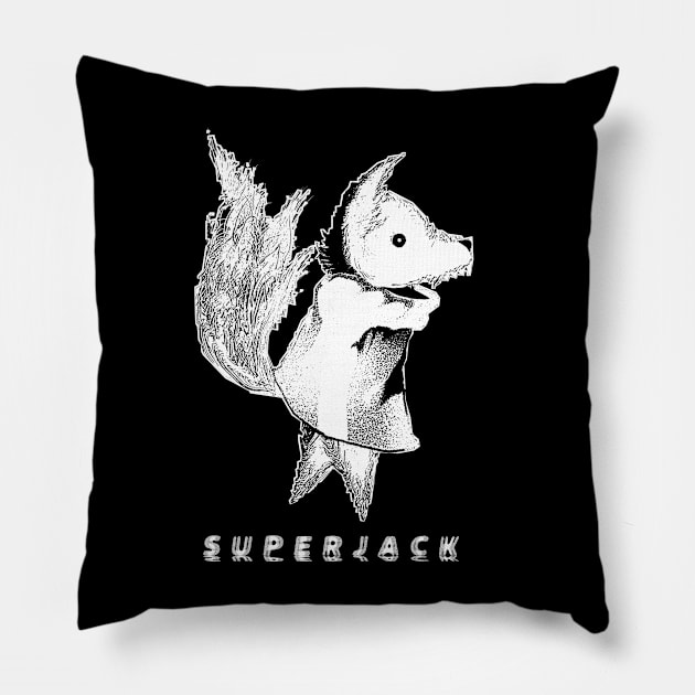 Broke Wolfthing Super Jack Pillow by Studio Suzuki 