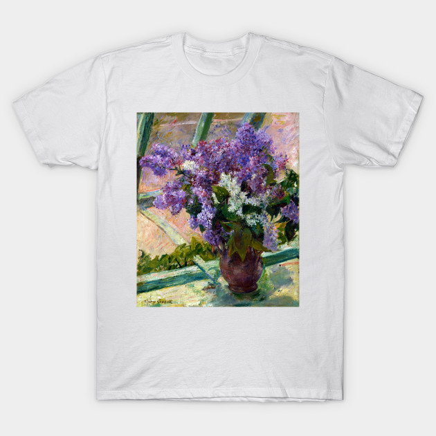 Mary Cassatt Lilacs In A Window Impressionism T Shirt Teepublic
