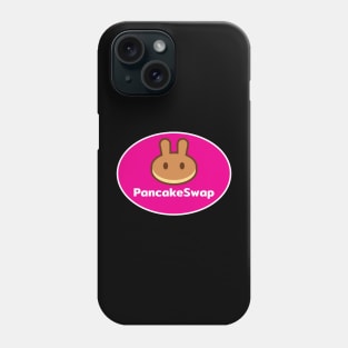 PancakeSwap CAKE Crypto Coin Magenta Euro Oval Phone Case